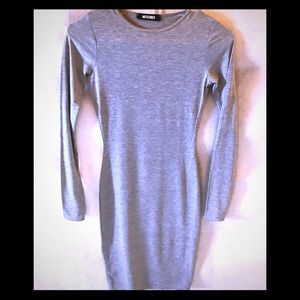 Misguided Grey slip Dress
